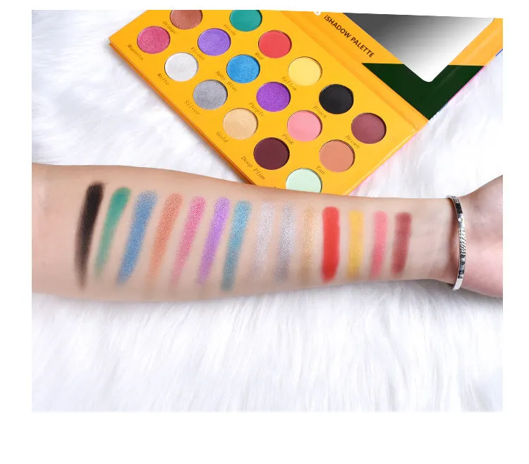 18 Color Diary Eyeshadow Pearly Matte Burst Eyeshadow