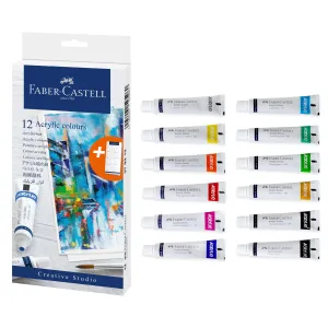 Acrylic Paints, Set of 12 - #379212