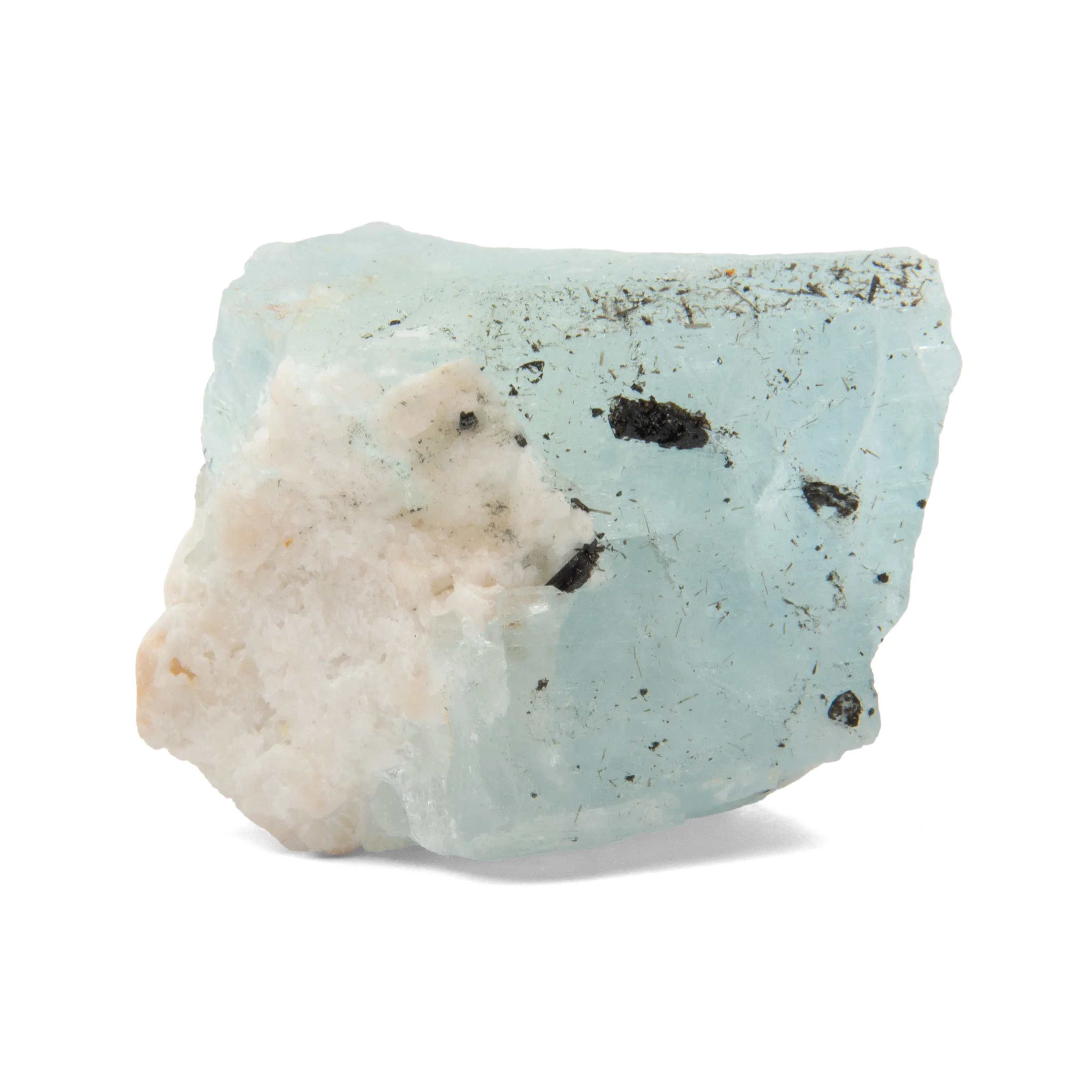 Aquamarine w/ Traces of Black Tourmaline