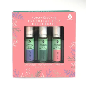 Aromatherapy Essential Oil Rollerballs (Lavender, Peppermint, Rosehip)