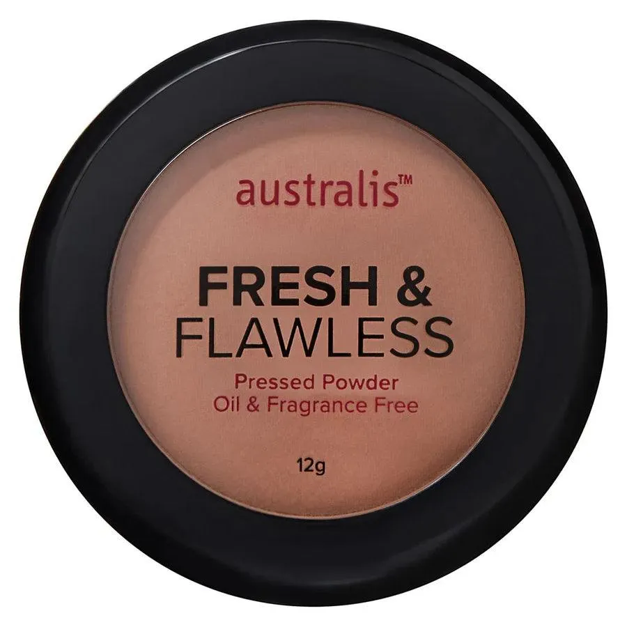 Australis Fresh & Flawless Pressed Powder Deep Golden