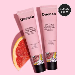 Brightening Pink Clay Mask with Cherry Blossom Radiance Mini - Pack of 2