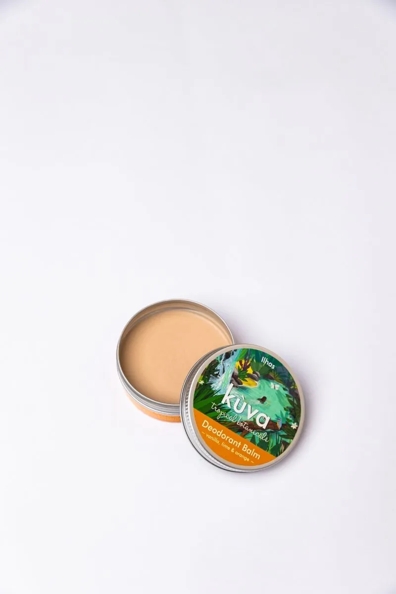 Deodorant Balm - 'Ilhas' - Vanilla, Lime & Orange - 50 gm