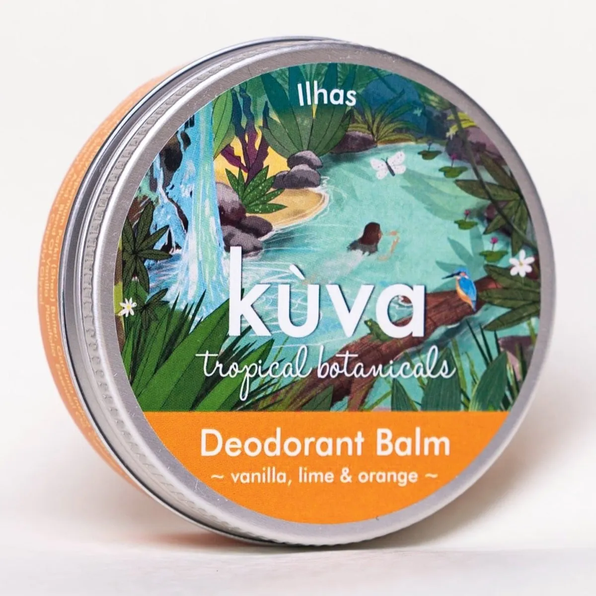 Deodorant Balm - 'Ilhas' - Vanilla, Lime & Orange - 50 gm