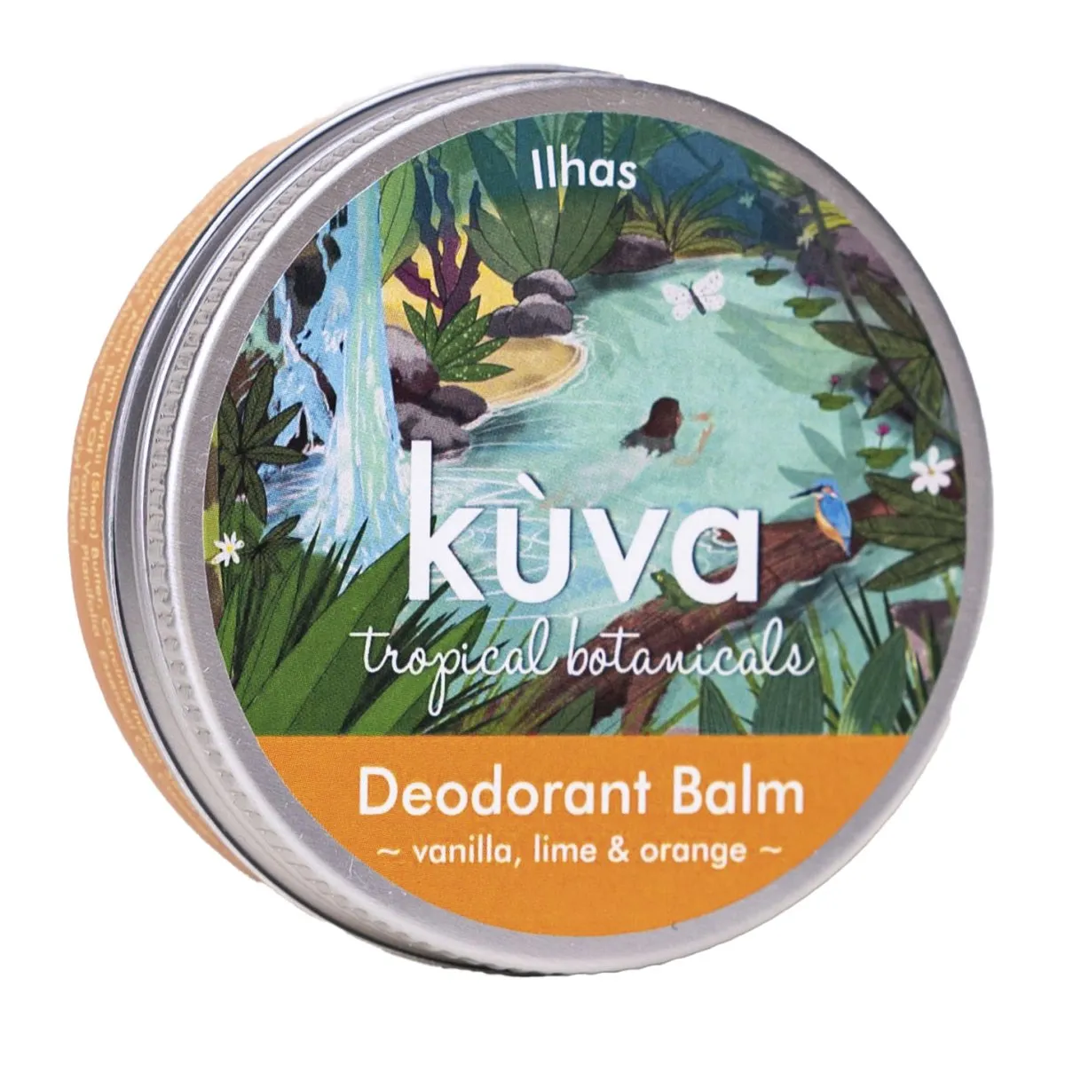 Deodorant Balm - 'Ilhas' - Vanilla, Lime & Orange - 50 gm