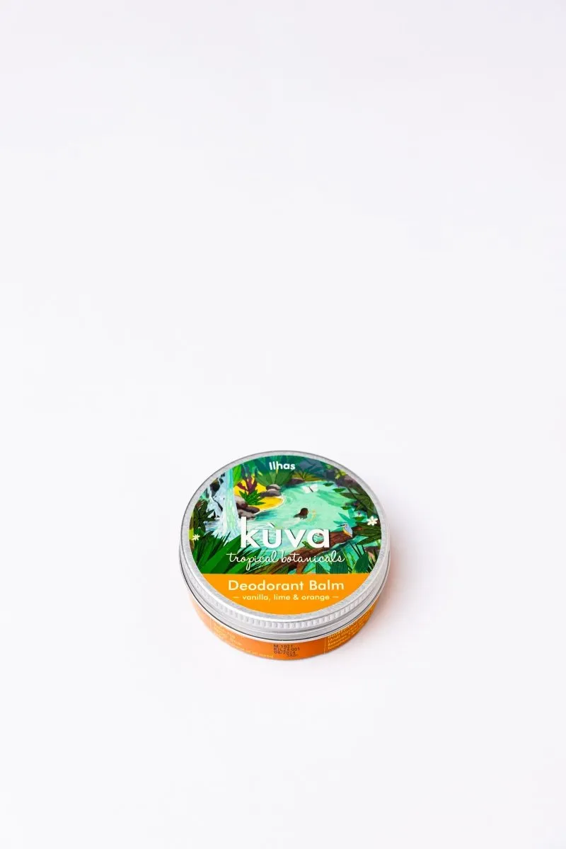 Deodorant Balm - 'Ilhas' - Vanilla, Lime & Orange - 50 gm