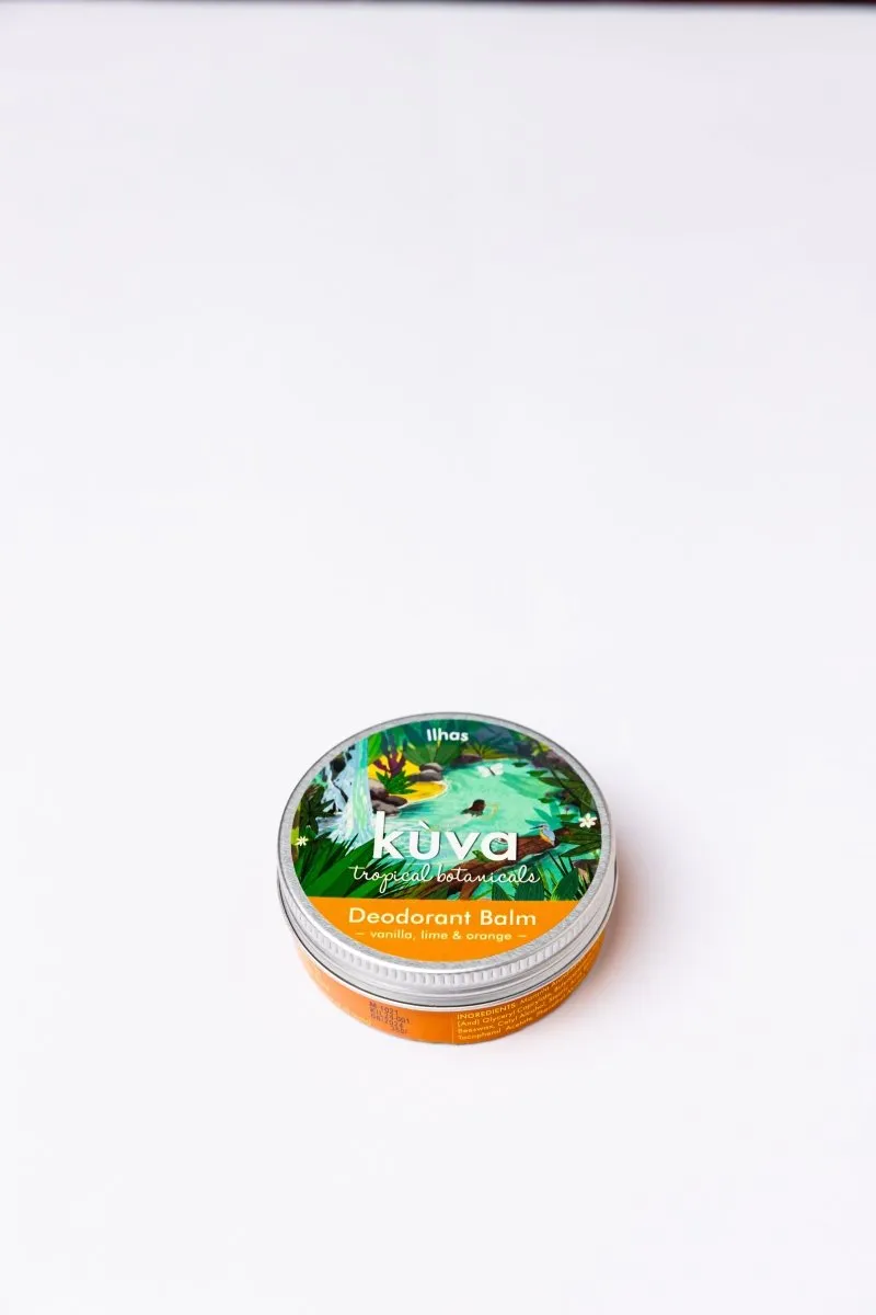 Deodorant Balm - 'Ilhas' - Vanilla, Lime & Orange - 50 gm