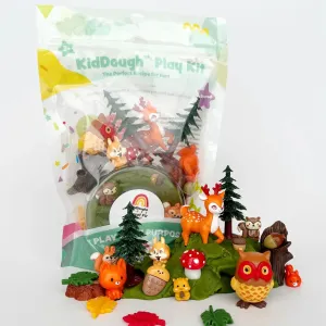 Earth Grown KidDough: Bagged Sensory Kit - Forest Friends