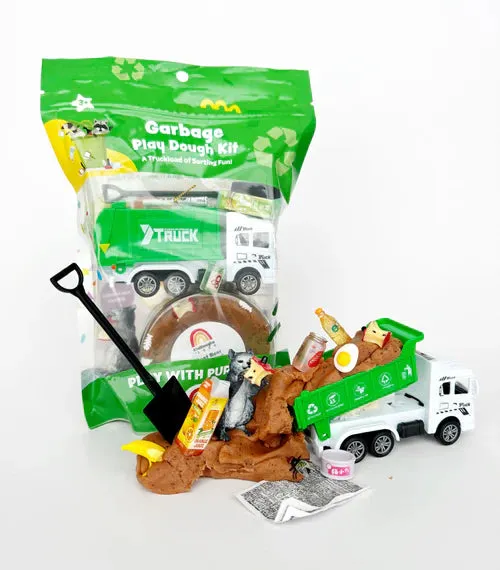 Earth Grown KidDough: Bagged Sensory Kit - Garbage