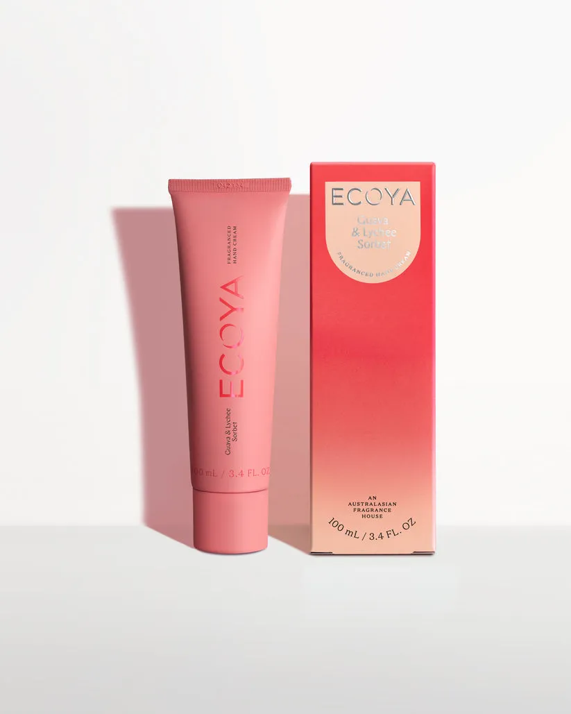 Ecoya Hand Cream Guava and Lychee Sorbet