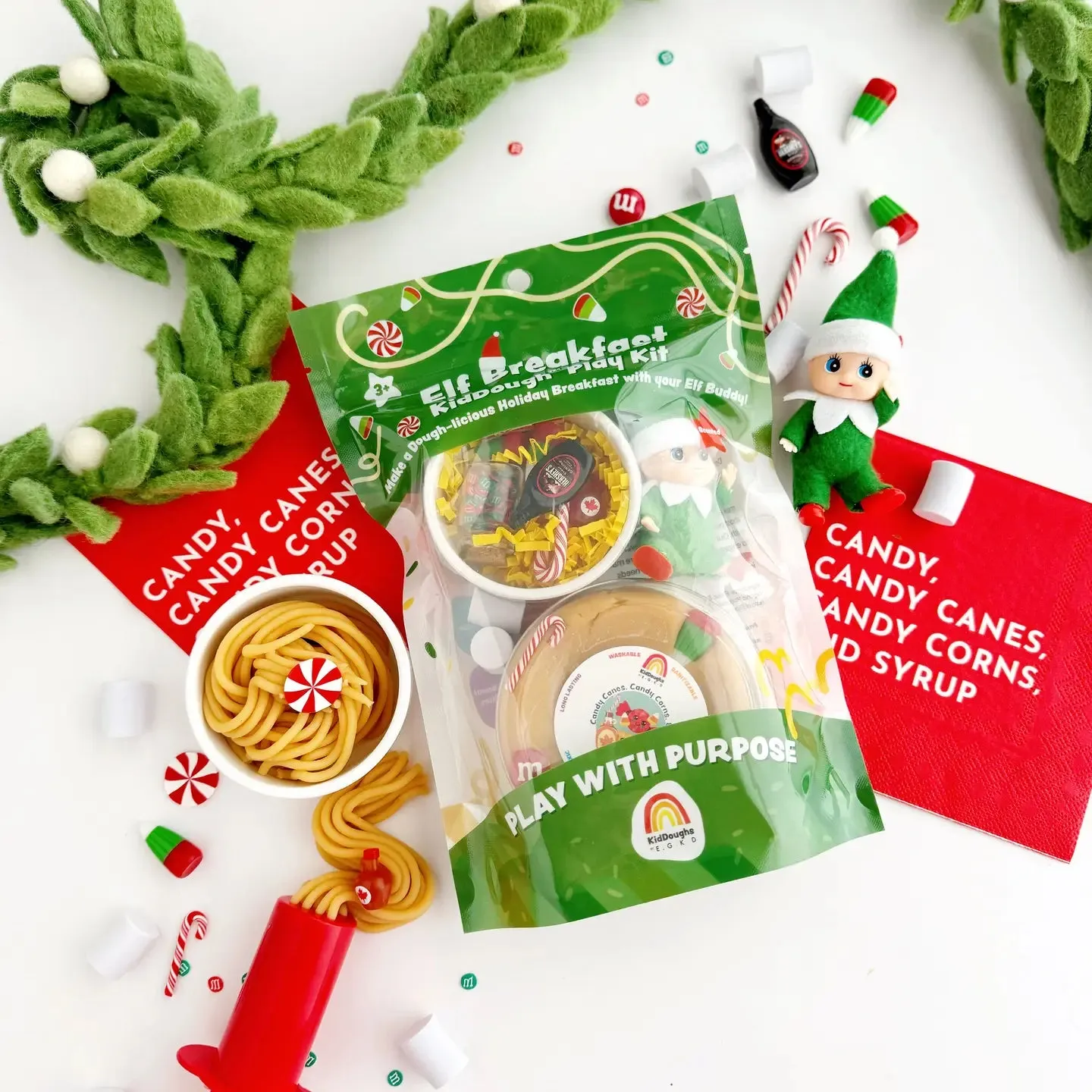 Elf Breakfast KidDough Play Kit