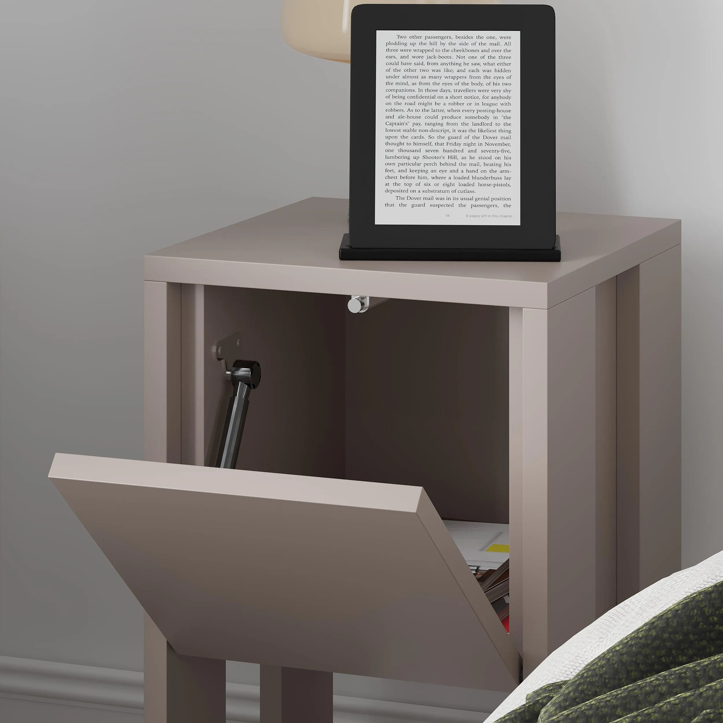 Ema Modern Bedside Table Bedroom Furniture 30cm Width