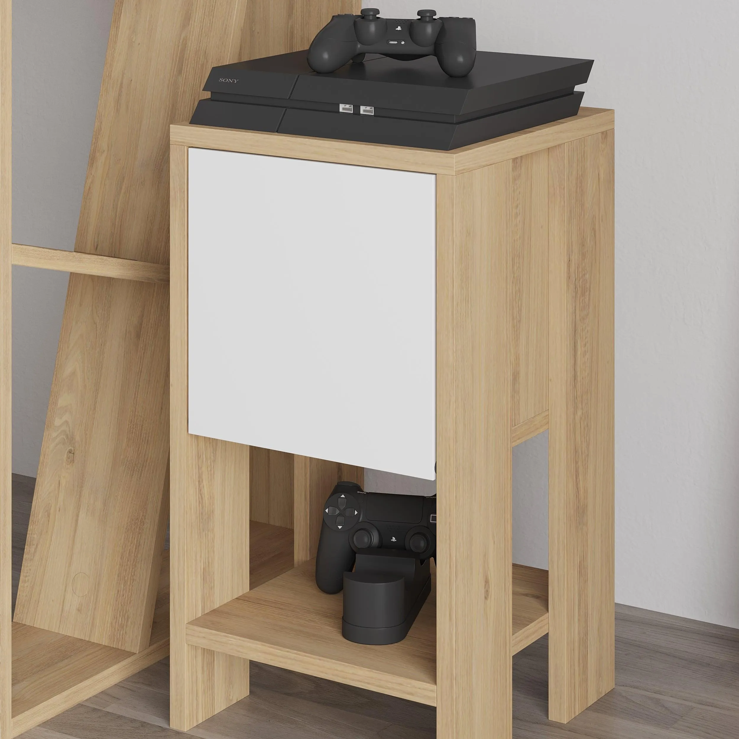 Ema Modern Bedside Table Bedroom Furniture 30cm Width