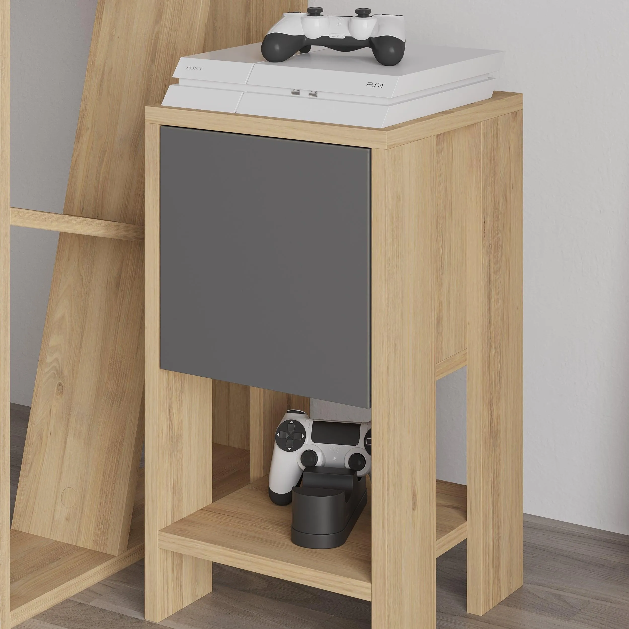 Ema Modern Bedside Table Bedroom Furniture 30cm Width