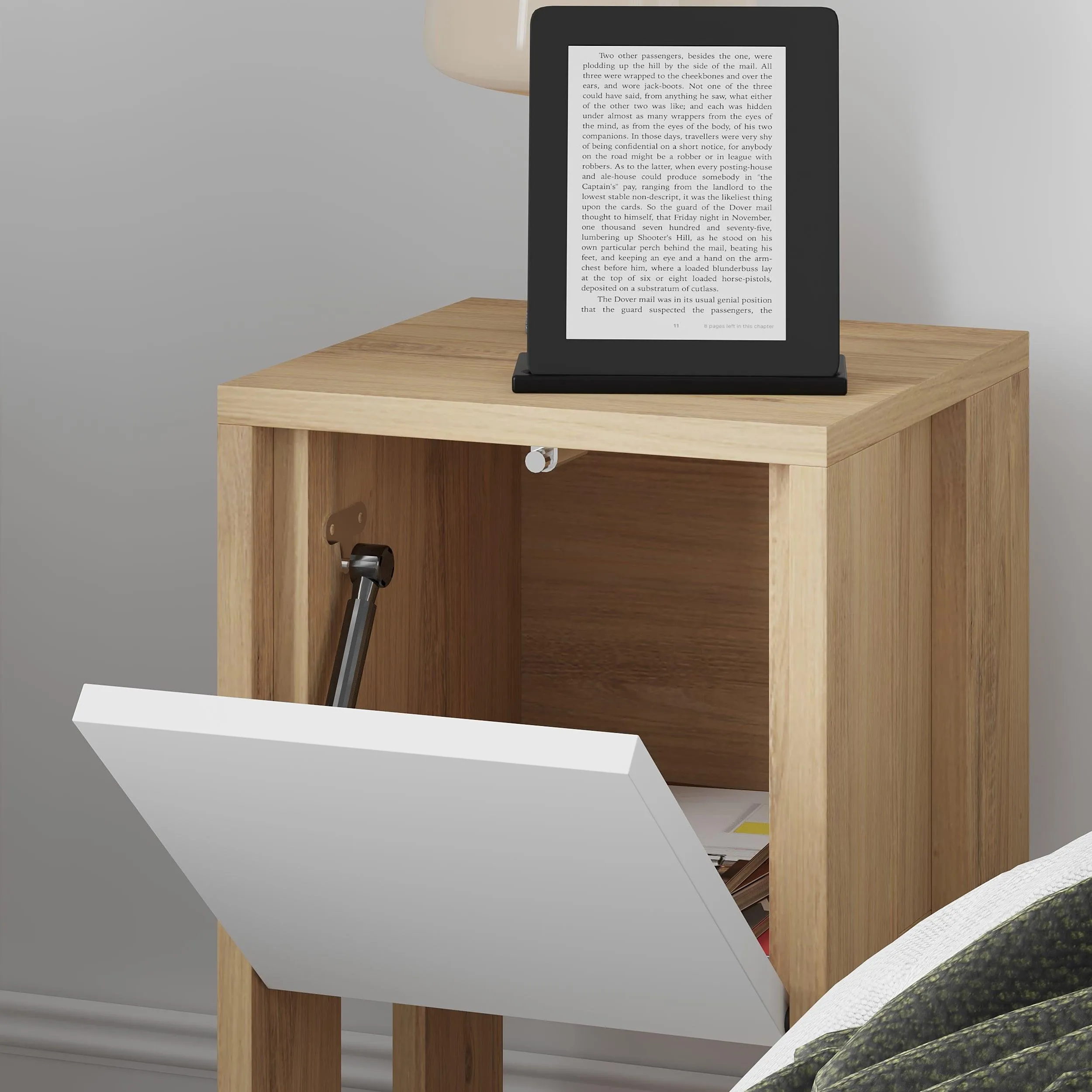 Ema Modern Bedside Table Bedroom Furniture 30cm Width