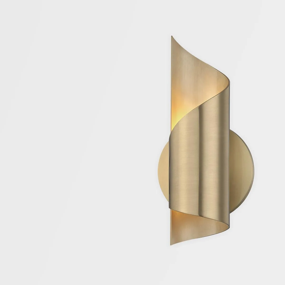 Evie 10 in. LED Wall Light Brass finish