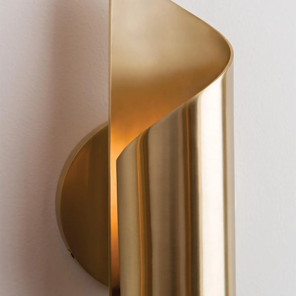 Evie 10 in. LED Wall Light Brass finish