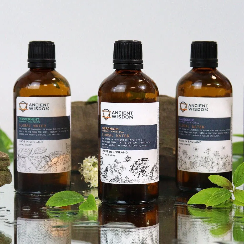 Floral Waters Hydrolates - Eco-Friendly Pure Flower Waters for Skincare