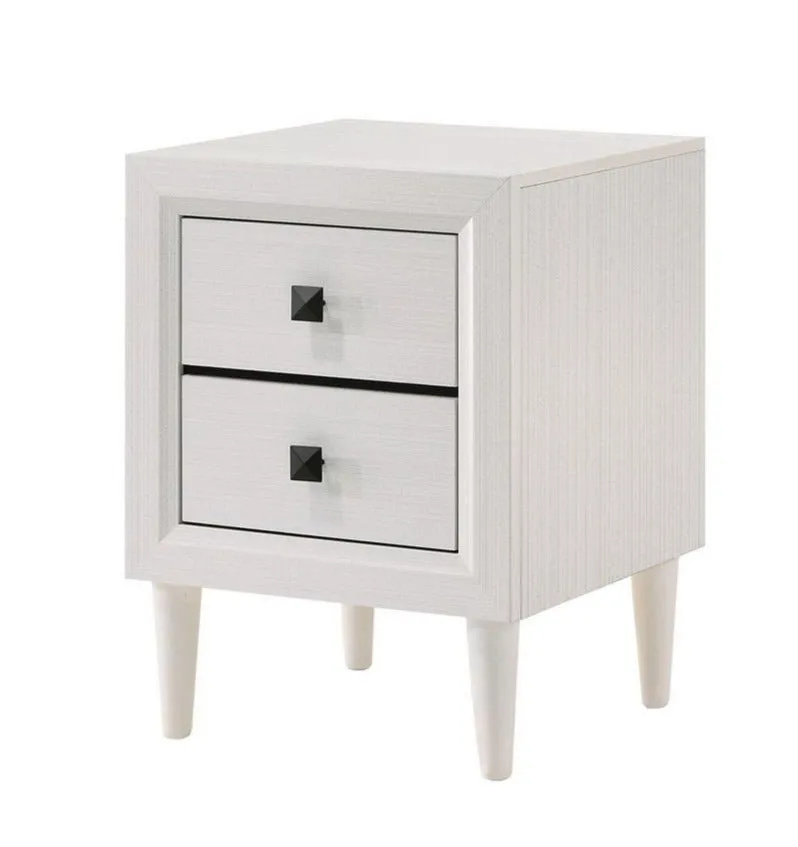 Foil White Night Stand