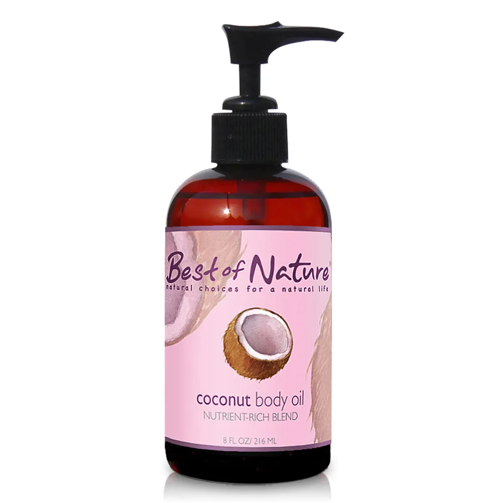 Fractionated Coconut Massage & Body Oil - 100% Pure