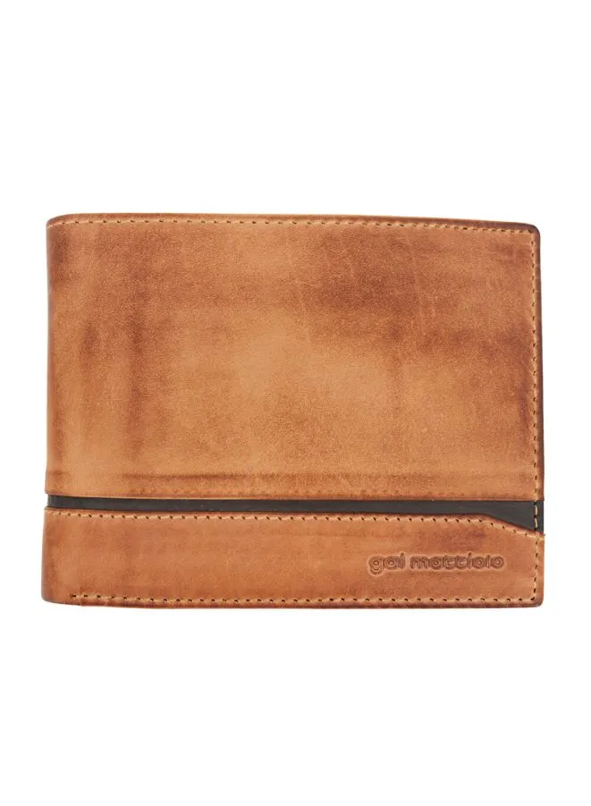 Gai Mattiolo Men's Leather Wallet, Italian Design, Elegant and Functional Wallet for Banknotes and Cards