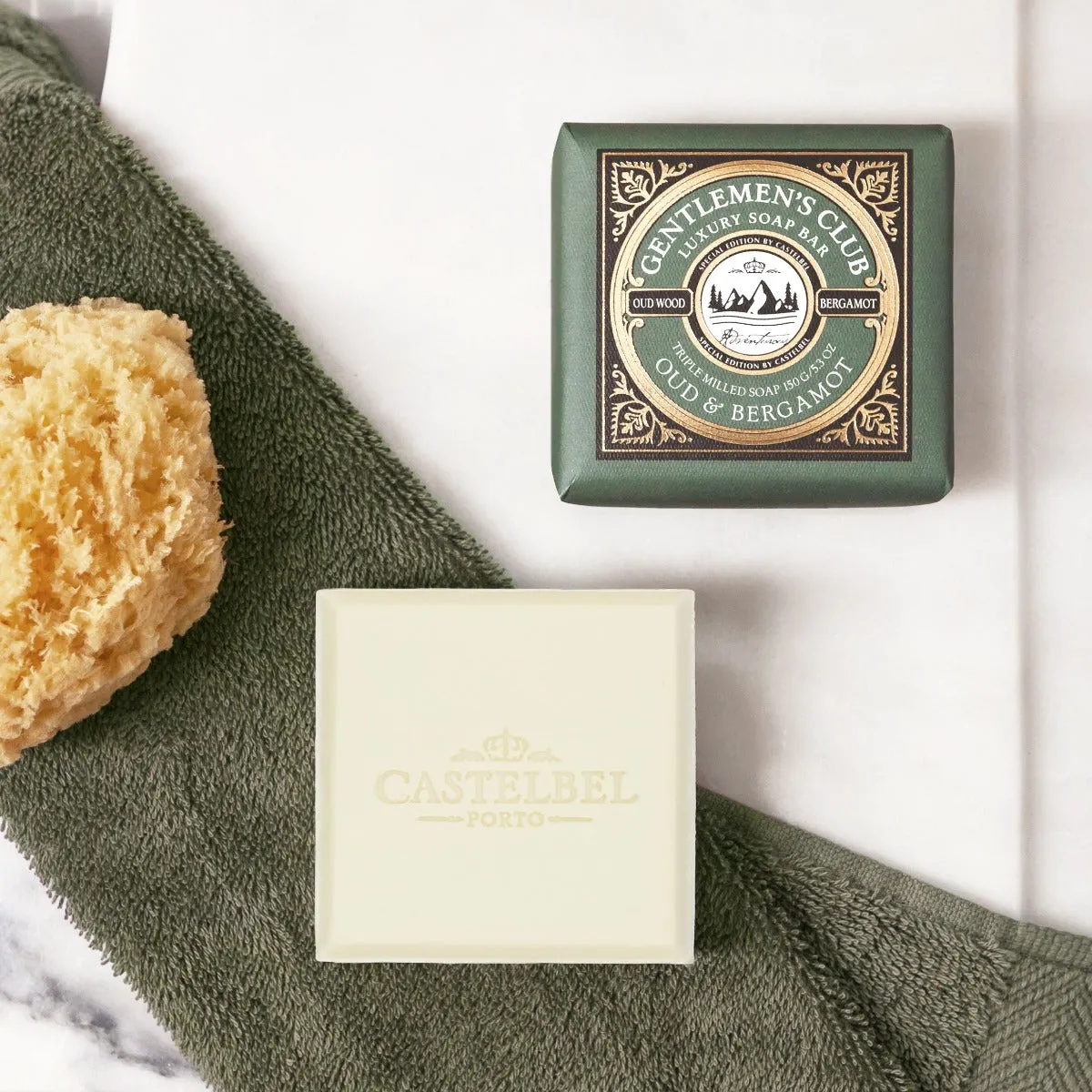 Gentleman's Club 'Oud & Bergamot' Soap 150g