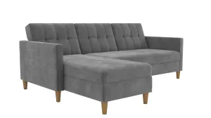 Hartford Reversible Sectional Futon Sofa with Storage