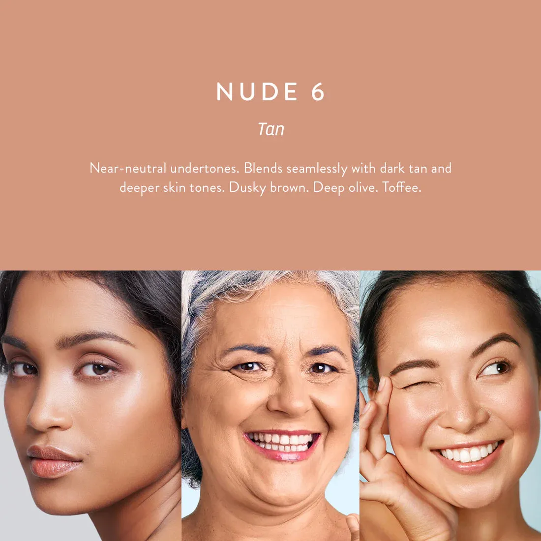 Instant Glow Skin Tint: Nude 6 - Tan