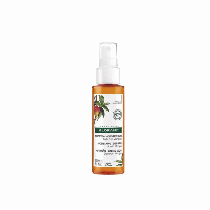 Klorane Nourishing Dry Hair Oil With Mango 100ml