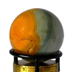 Layered Polychrome Jasper Sphere (60 mm)