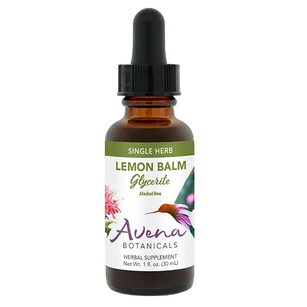 Lemon Balm Glycerite - Alcohol Free