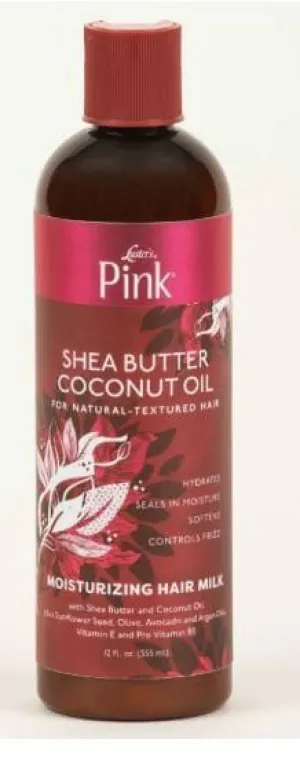 Luster's Pink Shea Butter Coconut Oil Moisturizing Hair Milk 355 ml