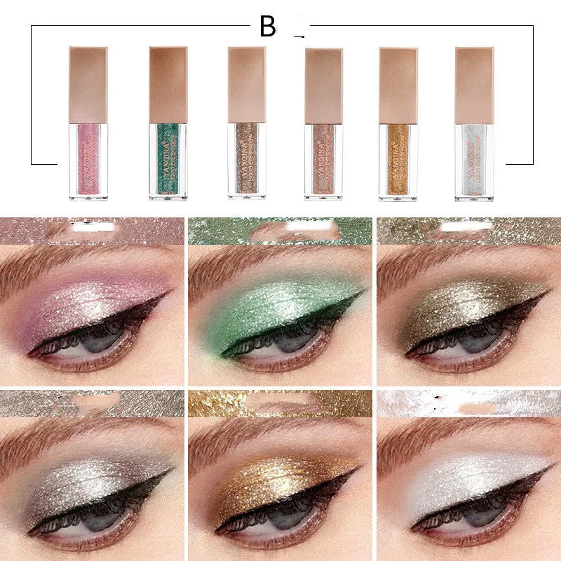 Matte Pearlescent Eyeshadow Sequined Diamond Eyeshadow Set