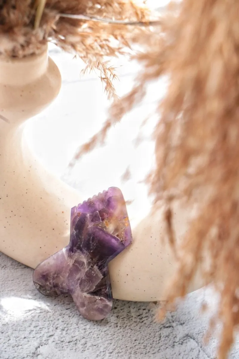 Mini Maestro Amethyst Gua Sha