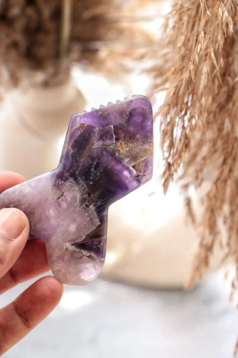 Mini Maestro Amethyst Gua Sha