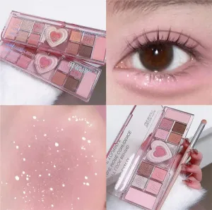 Miss Lara Color Your Life Beauty Cute Korean 12 Color Eyeshadow Palette