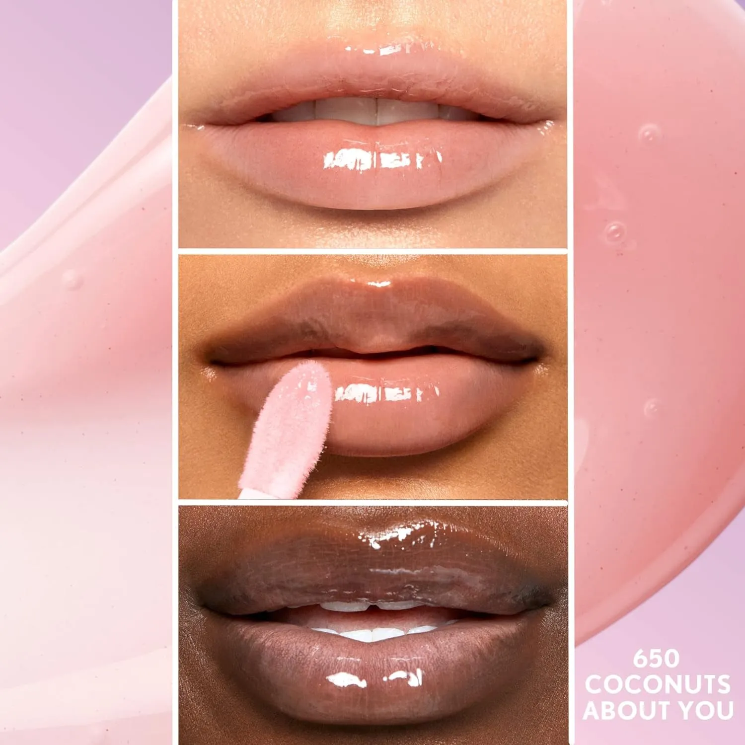 Nourishing Glossy Delight – Vegan Lip Gloss with Natural Scents, Sheer Finish - Coconut Bliss