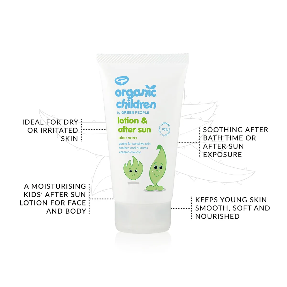 Organic Children Aloe Vera Lotion & After Sun 150ml