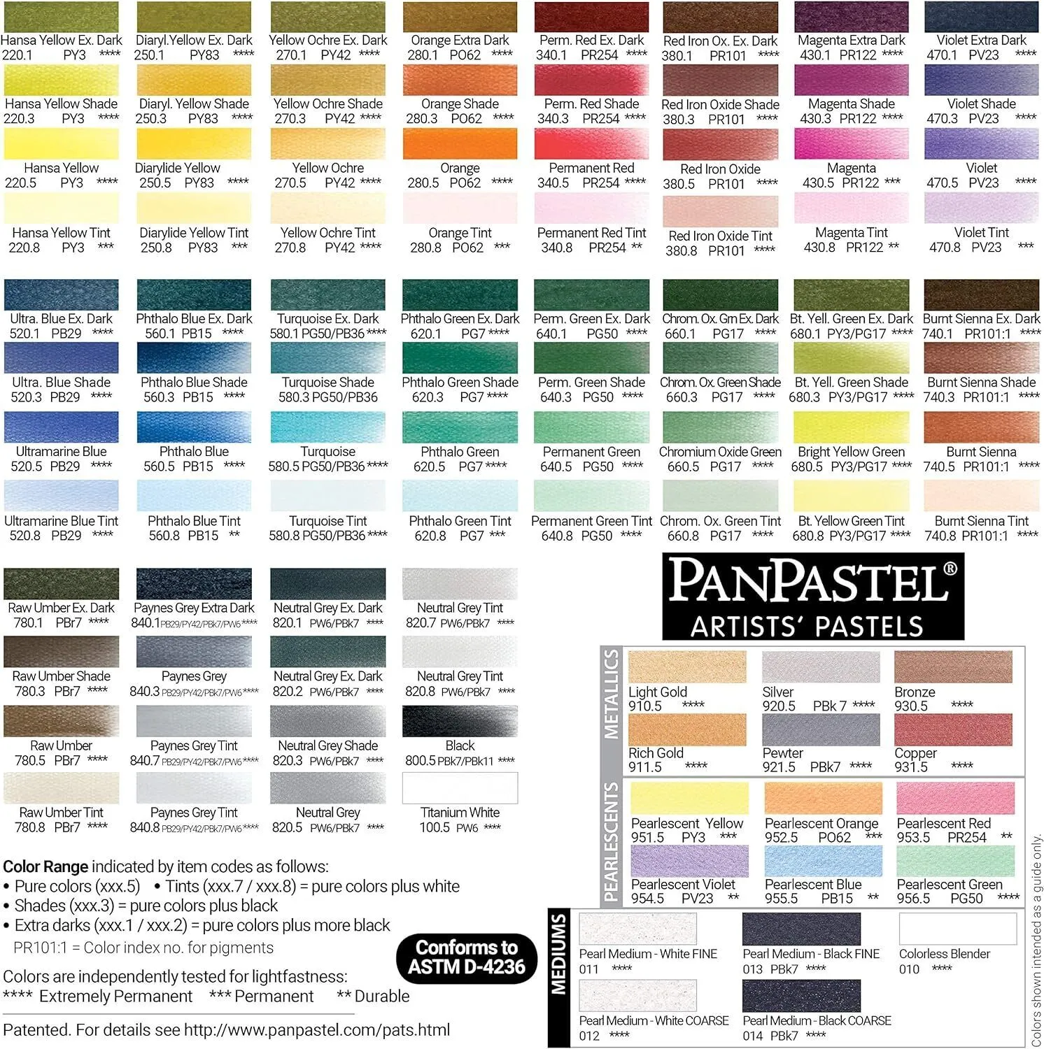 PanPastel Ultra Soft Artist Pastels