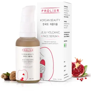 Prolixr Jeju Hyaluronic Acid and Niacinamide Face Serum - Hydrating | Brightening | Pore Tightening | Korean Skincare - 30ml