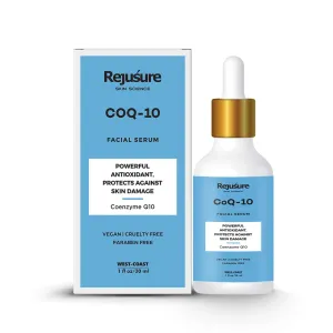 Rejusure COQ-10 Facial Serum - Powerful Antioxidant | Anti-Aging Defense | Skin Nourishment - 30ml