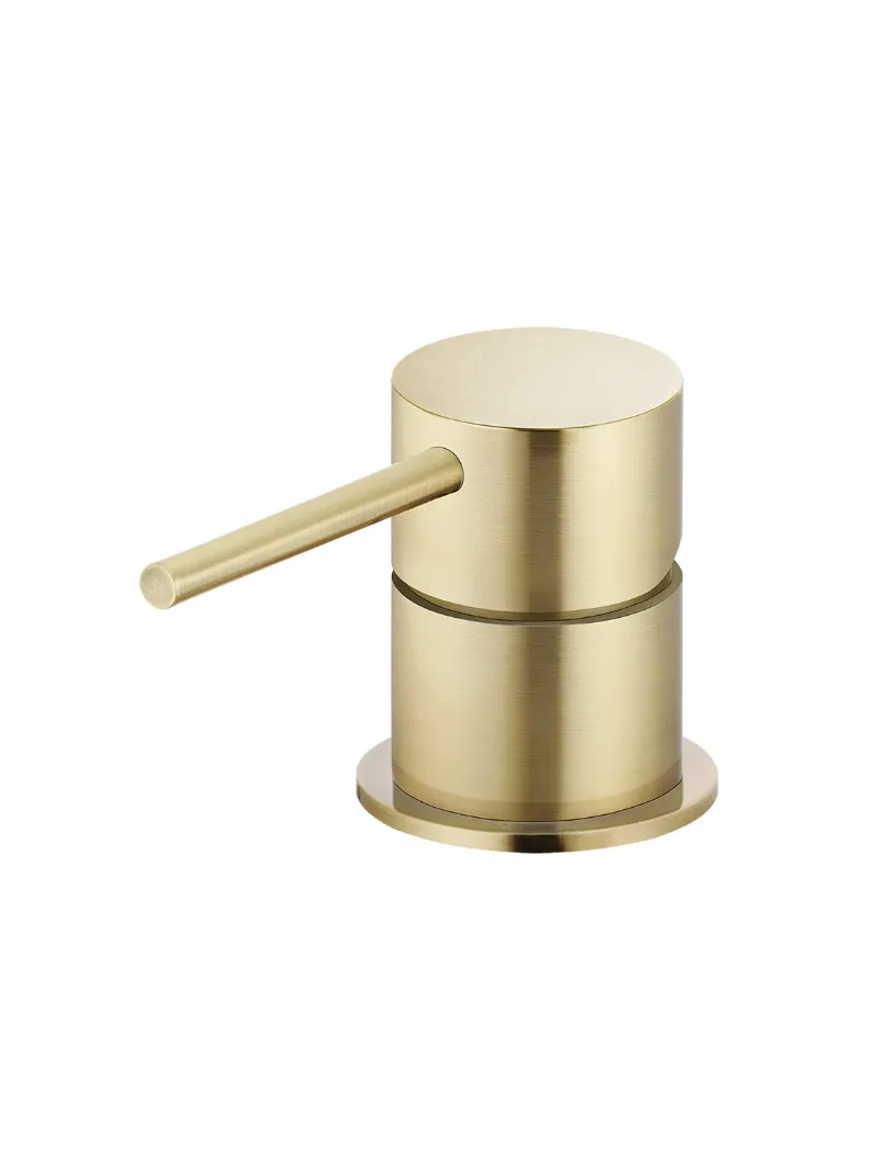 Round Deck Mounted Mixer - PVD Tiger Bronze