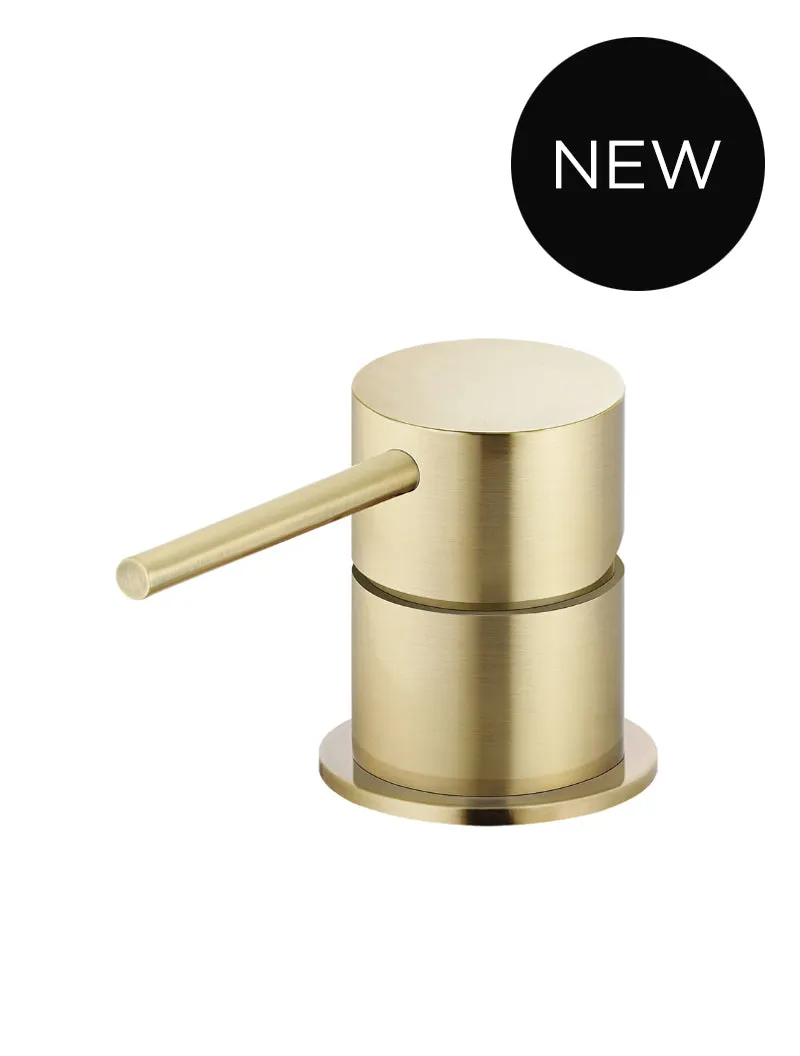 Round Deck Mounted Mixer - PVD Tiger Bronze