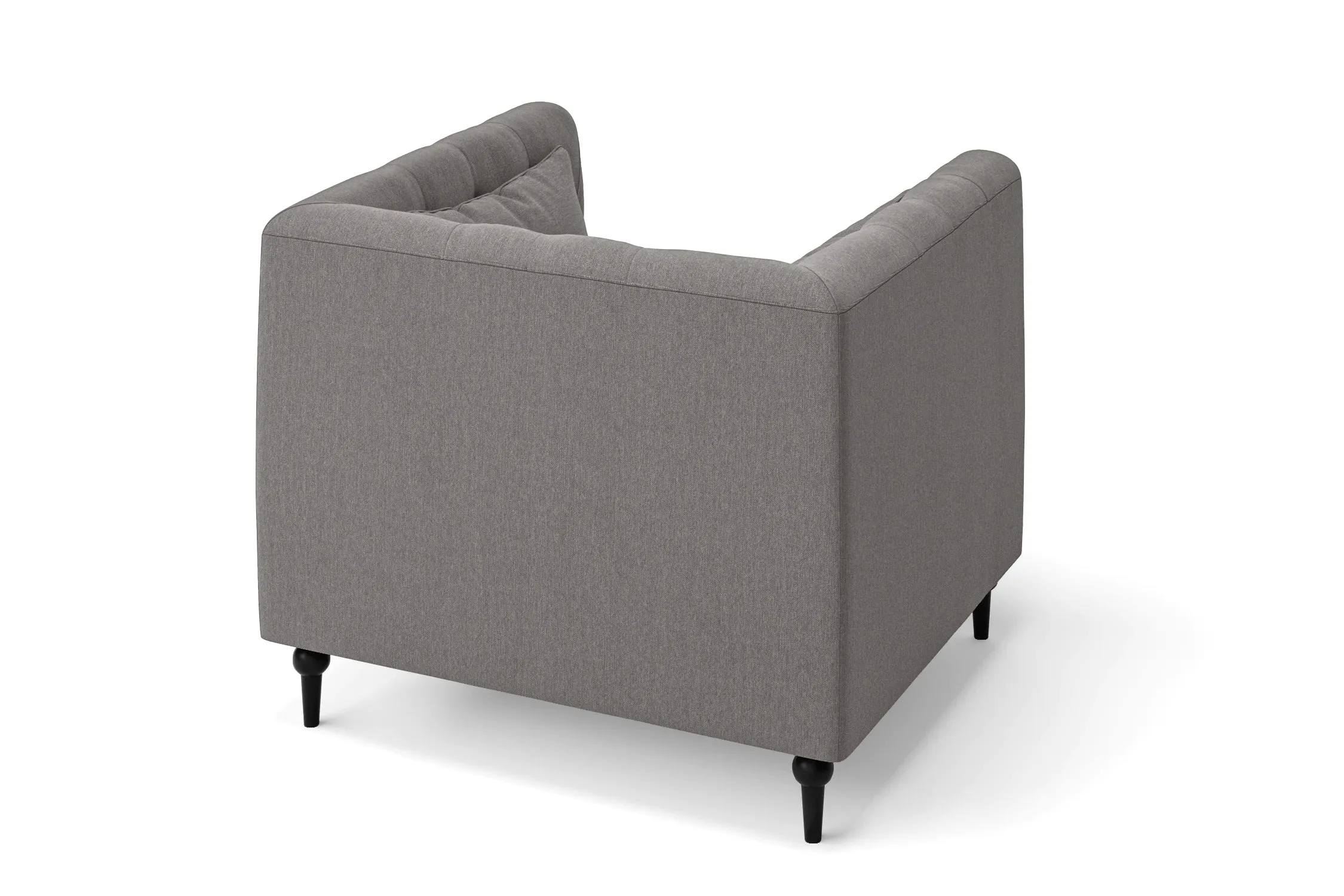 Sanremo Armchair Grey Linen Fabric