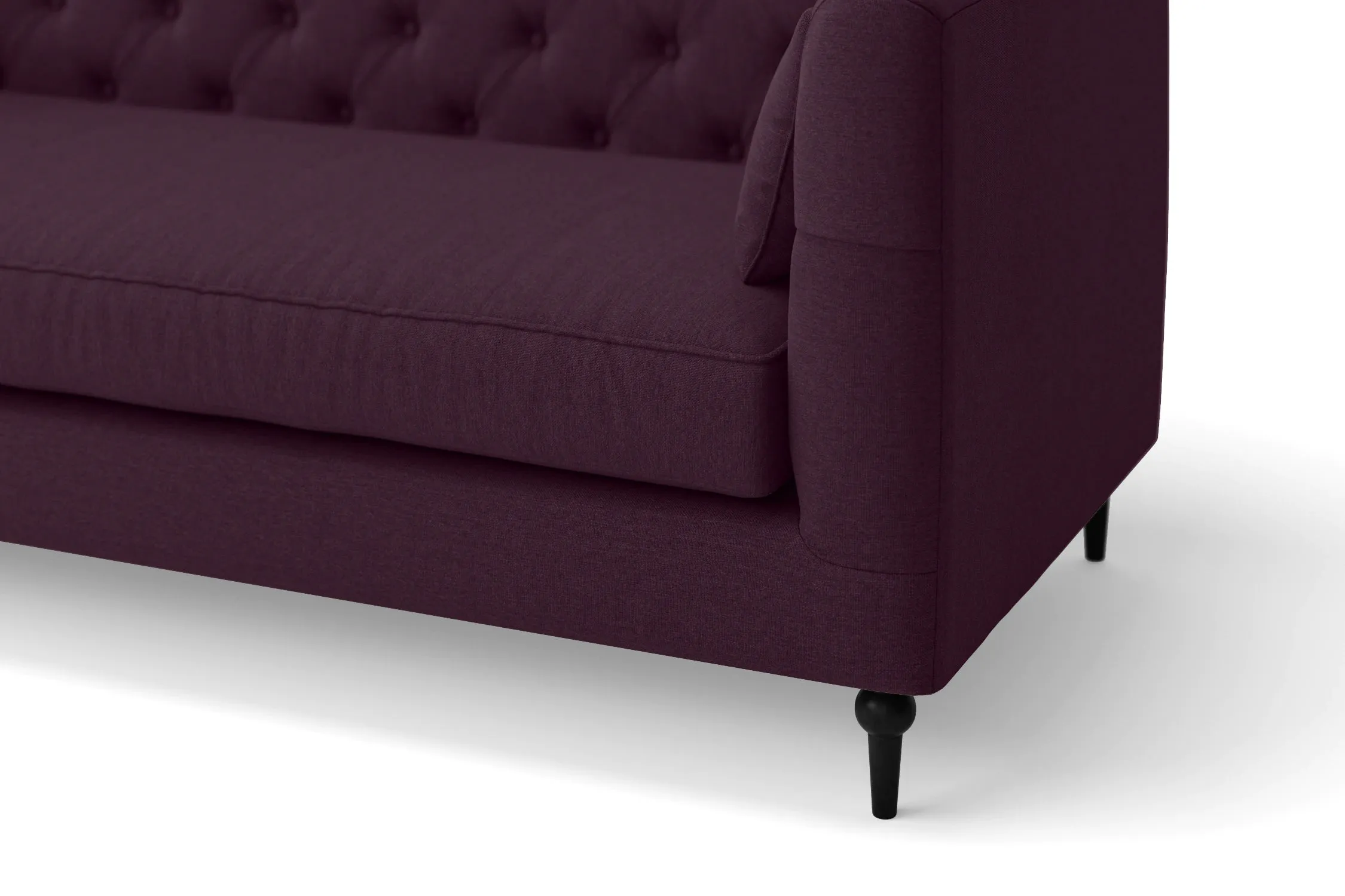 Sanremo Armchair Purple Linen Fabric