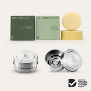 Shampoo & Conditioner Bar Set | Citrus & Mint