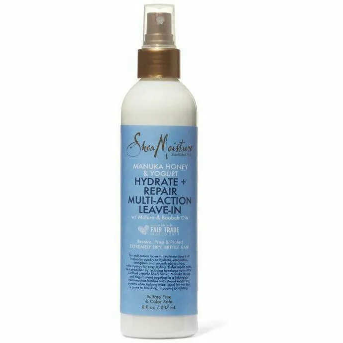 Shea Moisture: Manuka Honey & Yogurt Hydrate   Repair Multi-Action Leave-In 8oz