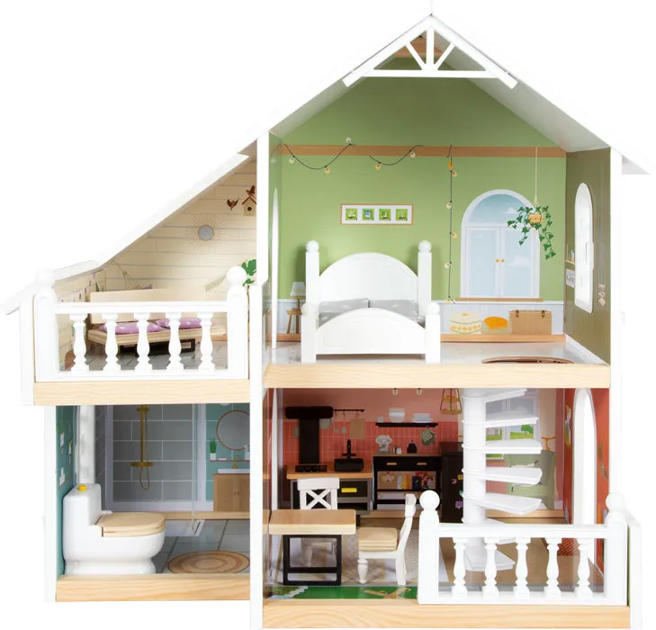 Small Foot Compact Urban Villa Doll's House with Furniture