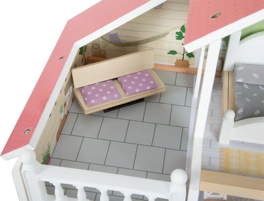 Small Foot Compact Urban Villa Doll's House with Furniture