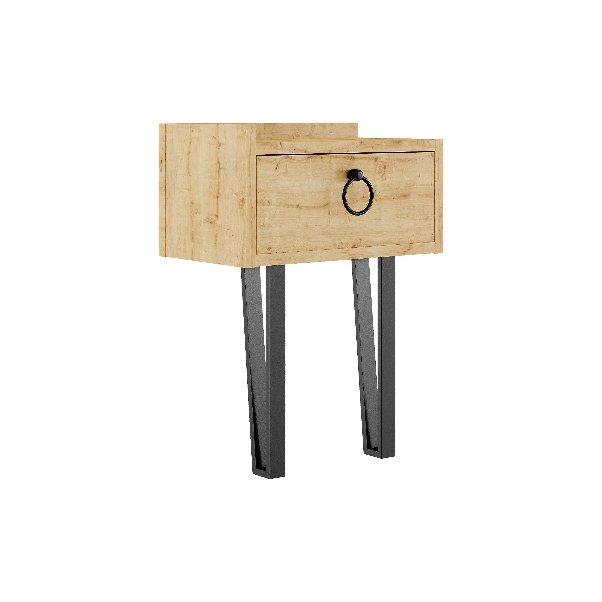 Sponge Modern Bedside Table With Drawer